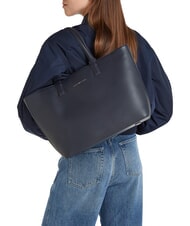 TOMMY HILFIGER TH LOGOTAPE  Shopping Bag space blue / black - Borse Donna - 4