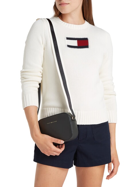 TH LOGOTAPE  Mini Camera Bag a tracolla black - Borse Donna