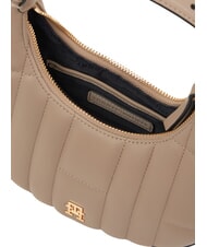TOMMY HILFIGER TH FEMININE Mini Bag con tracolla coastal taupe - Borse Donna - 3