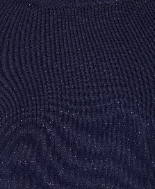 PARANA Maglia girocollo in lurex blue - Maglie Donna