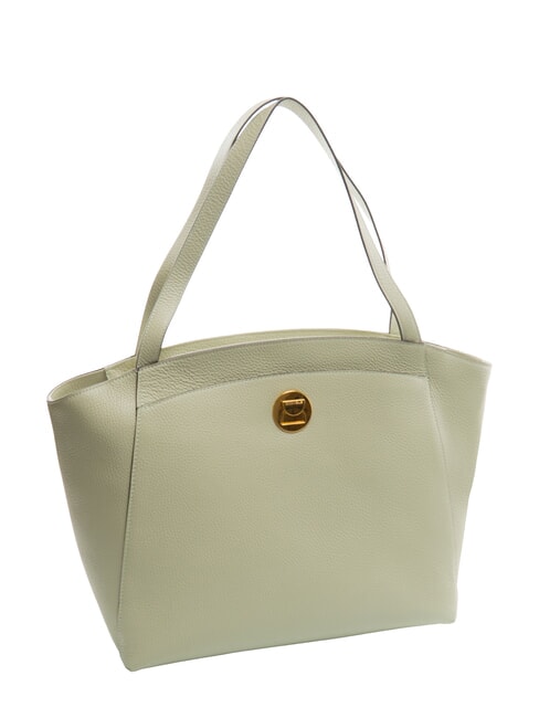 LIYA Borsa a spalla in pelle martellata celadon green - Borse Donna