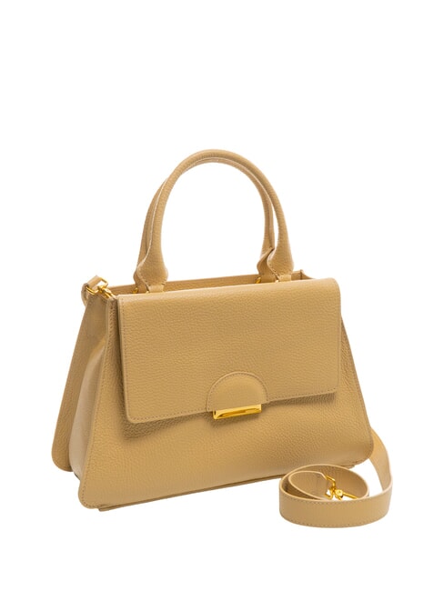 TALEA Borsa a cartelletta in pelle con tracolla fresh beige - Borse Donna