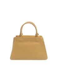 COCCINELLE TALEA Borsa a cartelletta in pelle con tracolla fresh beige - Borse Donna - 3