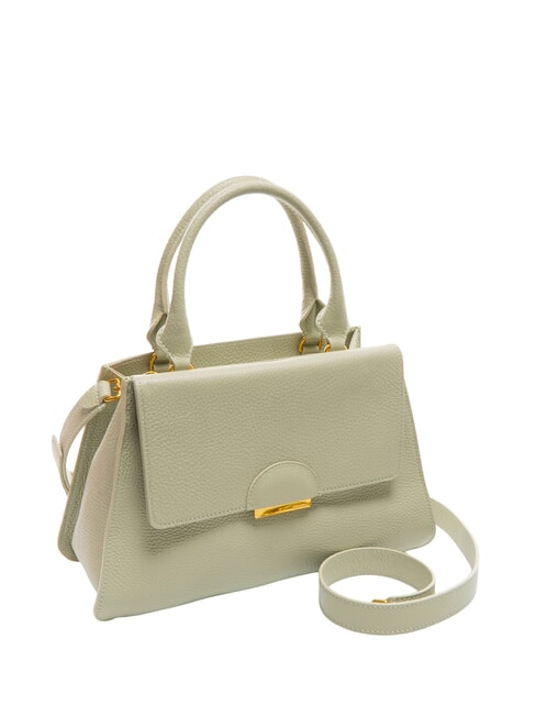 TALEA Borsa a cartelletta in pelle con tracolla celadon green - Borse Donna