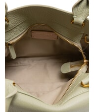 COCCINELLE TALEA Borsa a cartelletta in pelle con tracolla celadon green - Borse Donna - 6