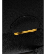 COCCINELLE TALEA Borsa a cartelletta in pelle con tracolla Nero - Borse Donna - 5