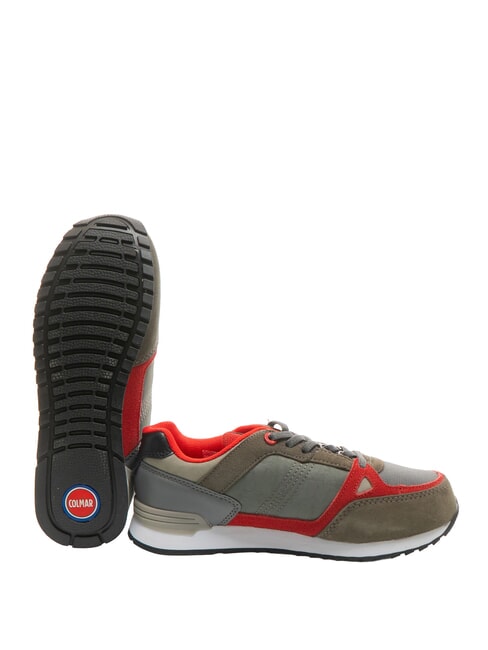 SUPREME COLORS  Sneakers dkgray/red/ltgray - Scarpe Bambino