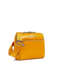 PIQUADRO BLUE SQUARE Borsello in pelle Giallo - Tracolle Uomo - 2