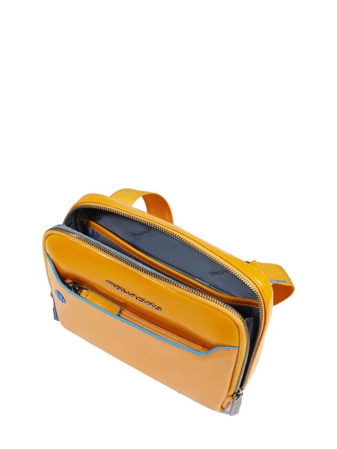 BLUE SQUARE Borsello in pelle Giallo - Tracolle Uomo