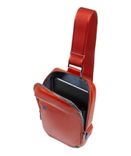 PIQUADRO BLUE SQUARE Zaino borsello monospalla in pelle cuoio4 - Tracolle Uomo - 5