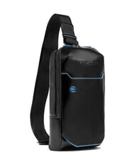 PIQUADRO BLUE SQUARE Zaino borsello monospalla in pelle - Tracolle Uomo