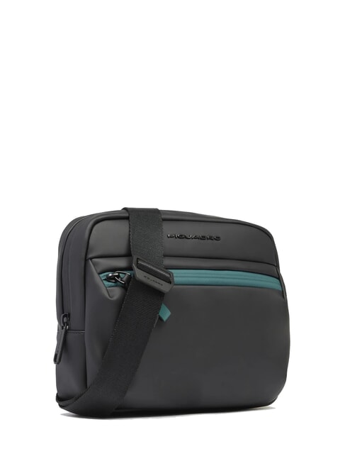 CORNER SPECIALE GOMMATO Borsello idrorepellente Nero - Tracolle Uomo