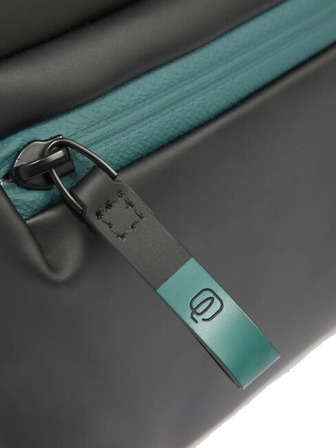 CORNER SPECIALE GOMMATO Borsello idrorepellente Nero - Tracolle Uomo