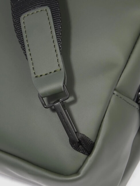 CORNER SPECIALE GOMMATO Borsello idrorepellente VERDE - Tracolle Uomo