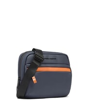 PIQUADRO CORNER SPECIALE GOMMATO Borsello idrorepellente blu - Tracolle Uomo - 2