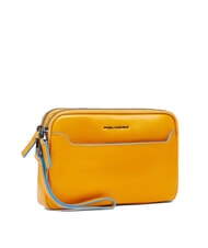PIQUADRO BLUE SQUARE Pochette da uomo in pelle Giallo - Porta tablet & Organizer - 2