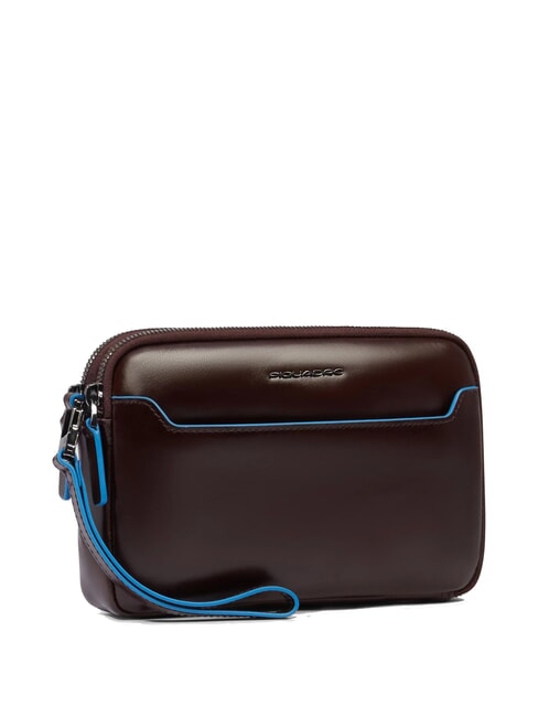 BLUE SQUARE Pochette da uomo in pelle MOGANO - Porta tablet & Organizer