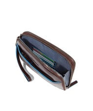 PIQUADRO BLUE SQUARE Pochette da uomo in pelle MOGANO - Porta tablet & Organizer - 4