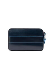 PIQUADRO BLUE SQUARE Pochette da uomo in pelle blu - Porta tablet & Organizer - 3