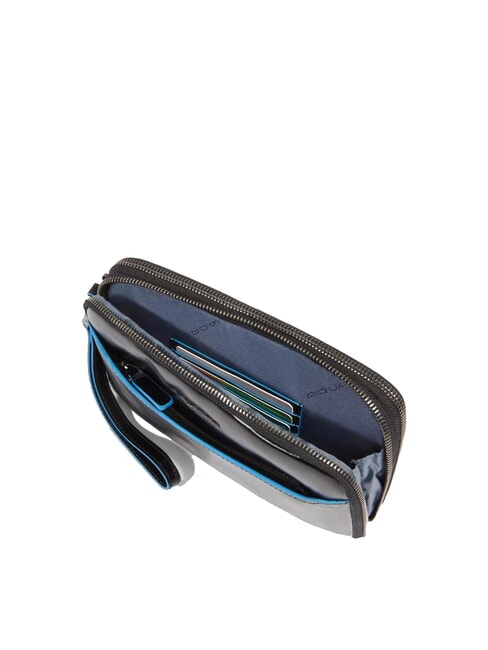 BLUE SQUARE Pochette da uomo in pelle Nero - Porta tablet & Organizer