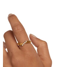 PDPAOLA THE NEW ESSENTIALS ANNA Anello con zirconi placcato oro oro - Anelli - 3