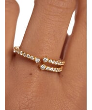 PDPAOLA THE NEW ESSENTIALS SISI Anello con zirconi placcato oro oro - Anelli - 5