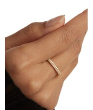 PDPAOLA THE NEW ESSENTIALS TIARA Anello con zirconi placcato oro oro - Anelli - 3