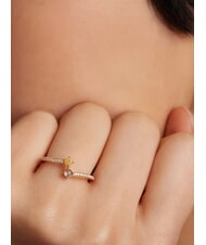 PDPAOLA JUNO Anello con pietre placcato oro oro - Anelli - 5