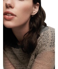 PDPAOLA COLOR LOTUS MINI Orecchini a cerchio piccoli con pietre oro - Orecchini - 4