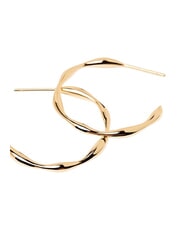 PDPAOLA FIVE VANILLA Orecchini a cerchio placcati in oro - Orecchini