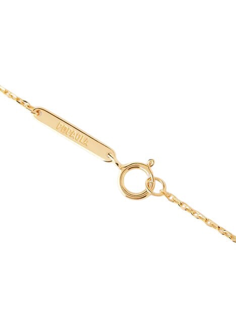 COLOR GREEN FLEUR Collana ciondolo con zircone e griffe oro - Collane