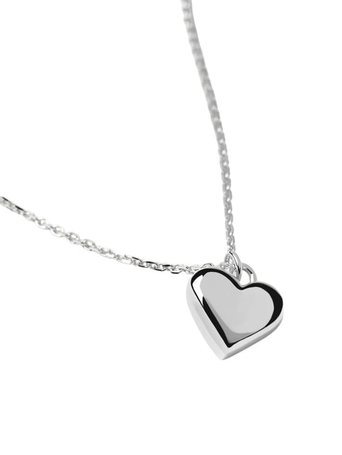 L'ABSOLU ENGRAVE ME Collana in argento ciondolo cuore argento - Collane
