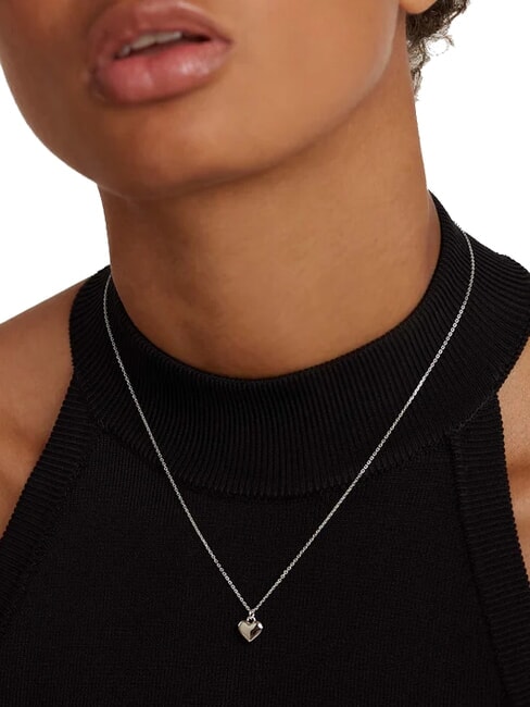 L'ABSOLU ENGRAVE ME Collana in argento ciondolo cuore argento - Collane