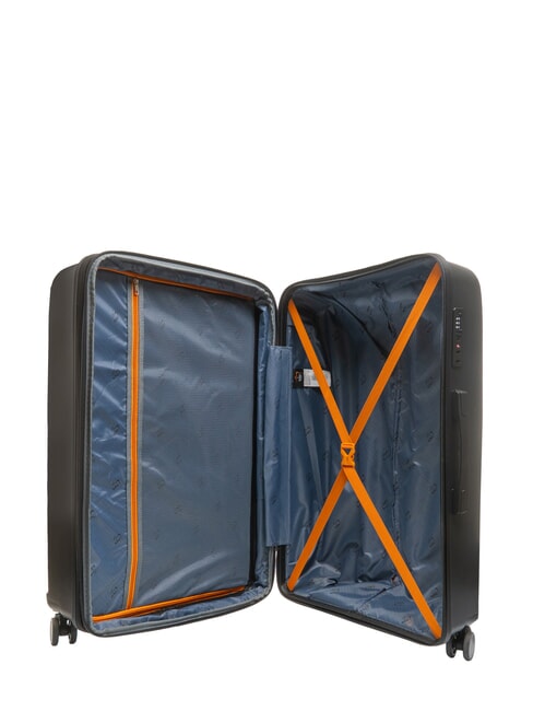 SLIDE Set 3 trolley ultraresistenti: cabin+medio e grande espandibili black - Set Trolley
