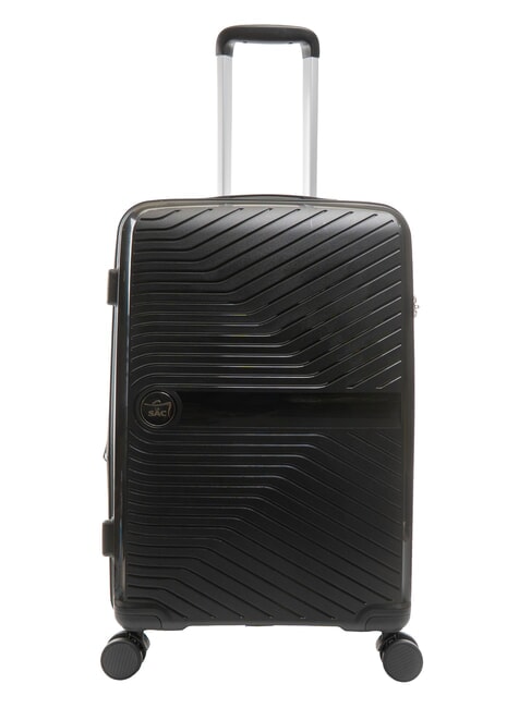 SLIDE Set 3 trolley ultraresistenti: cabin+medio e grande espandibili black - Set Trolley