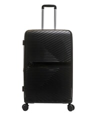 LESAC SLIDE Set 3 trolley ultraresistenti: cabin+medio e grande espandibili black - Set Trolley - 5