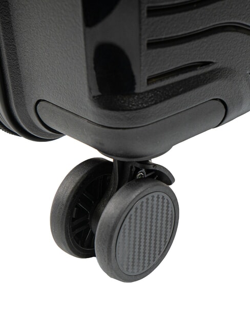 SLIDE Set 3 trolley ultraresistenti: cabin+medio e grande espandibili black - Set Trolley