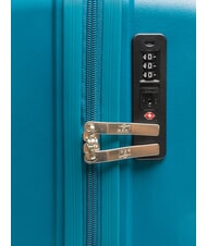 LESAC SLIDE Trolley medio espandibile ultraresistente petrol blue - Trolley Rigidi - 7