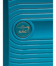 LESAC SLIDE Trolley bagaglio a mano ultraresistente petrol blue - Bagagli a mano - 7