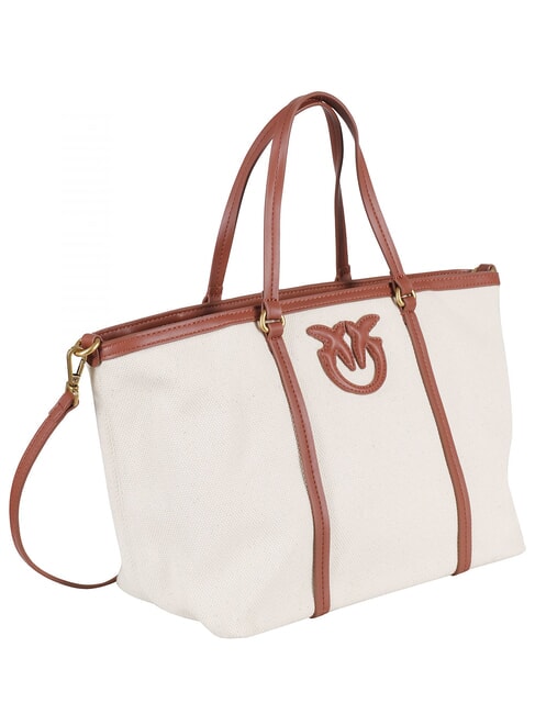 MIRANDA Shopping Bag con tracolla mult.beige/cuoio-antique gold - Borse Donna