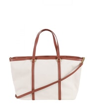 PINKO MIRANDA Shopping Bag con tracolla mult.beige/cuoio-antique gold - Borse Donna - 3