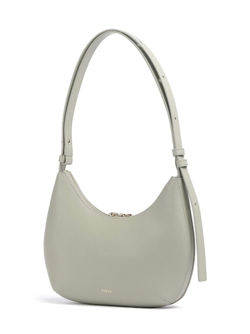 GOCCIA Borsa a spalla pelle martellata light salvia - Borse Donna