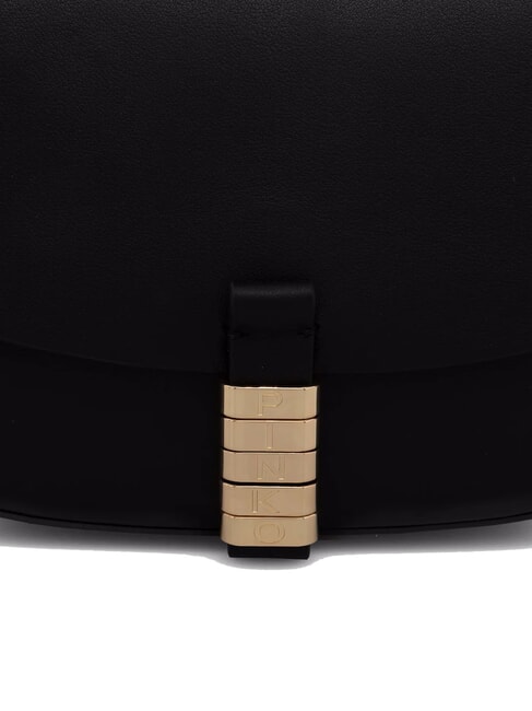 SADDLE Borsa a tracolla piccola in pelle nero limousine-mix gal. gold-n - Borse Donna