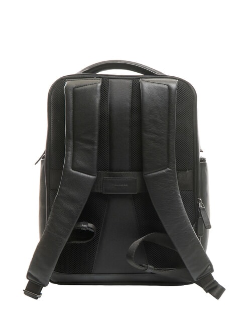 AKRON Zaino in pelle porta pc 15.6" Nero - Zaini da lavoro porta PC