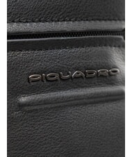 PIQUADRO AKRON Zaino in pelle porta pc 15.6" Nero - Zaini da lavoro porta PC - 5