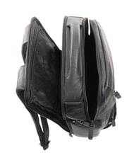 PIQUADRO AKRON Zaino in pelle porta pc 15.6" Nero - Zaini da lavoro porta PC - 6