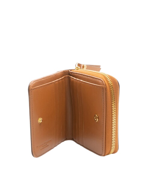 WALLETS VACCHETTA CALF Portafoglio piccolo pelle liscia nut - Portafogli Donna