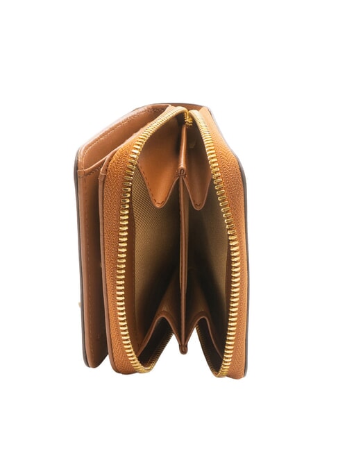 WALLETS VACCHETTA CALF Portafoglio piccolo pelle liscia nut - Portafogli Donna