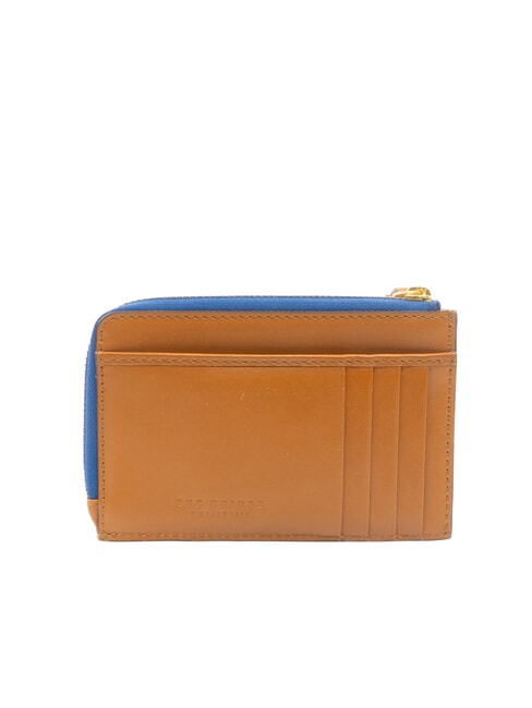 CHIARA  Portafoglio piatto in pelle cognac/oro - Portafogli Donna