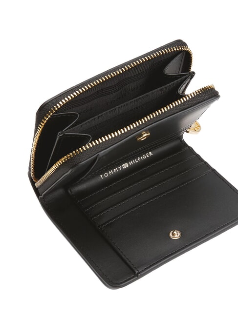 TH DISTINCT Portafoglio zip around piccolo black - Portafogli Donna